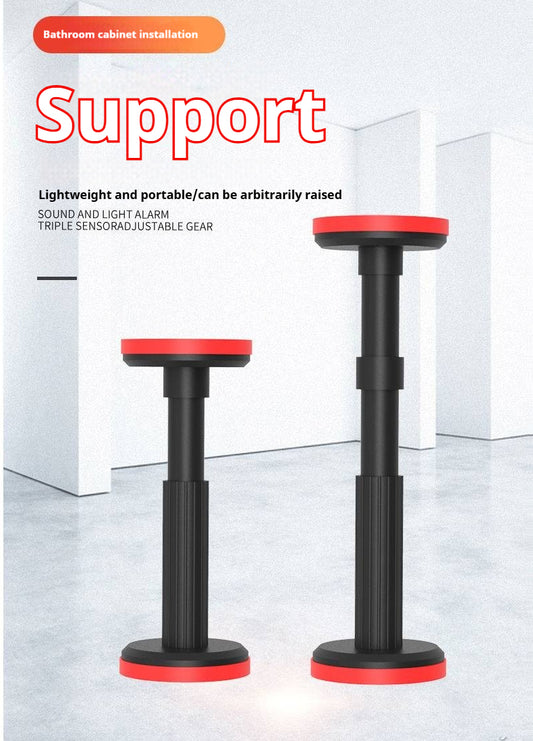 Cabinet Adjustable Support Rod Stainless Steel Bathroom Cabinet Hanging Installation Lifting Support Rod