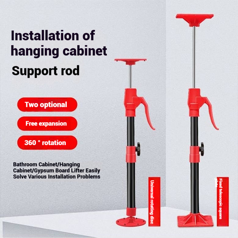 Cabinet Installation Jack Labor-Saving Telescopic Steel Hand Work Support Rod