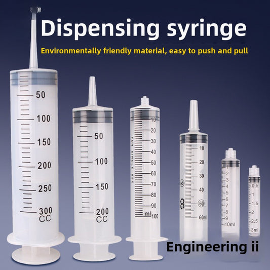 60ml-500ml Large Capacity Reusable Syringe Syringes Pump Measuring 1.3m Tube AU