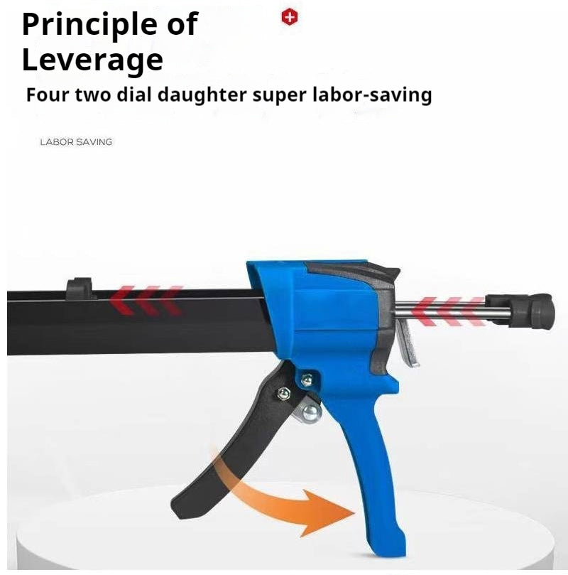 High Quality 360ml Ab Caulking Gun,390ml Two Component Caulking Gun with Heavy Duty Aluminium Handle