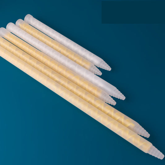 Static AB mixing tube mixing spiral tube mixing nozzle two-component glue dispensing needle and MS mixing rod