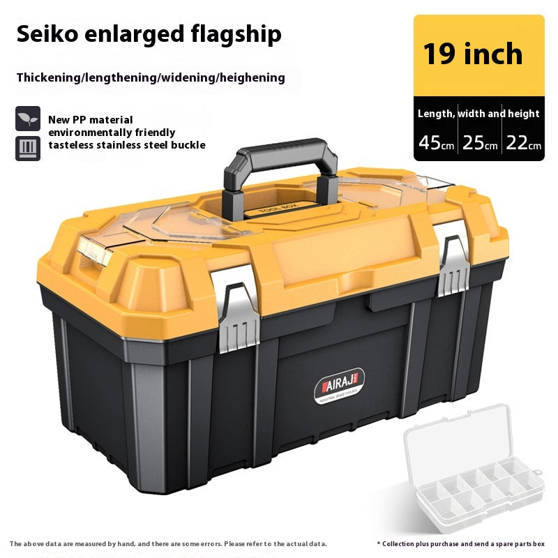 Hardware Toolbox Multi functional Hardware Toolbox Small Storage Box Large Industrial Grade Toolbox Household Handheld Electrician Thickened Car Repair Box