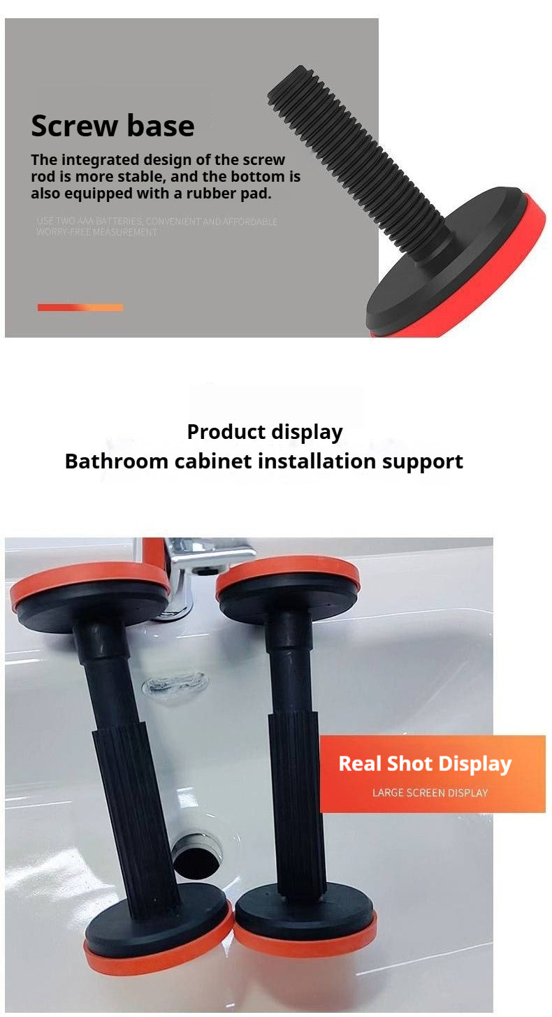 Cabinet Adjustable Support Rod Stainless Steel Bathroom Cabinet Hanging Installation Lifting Support Rod