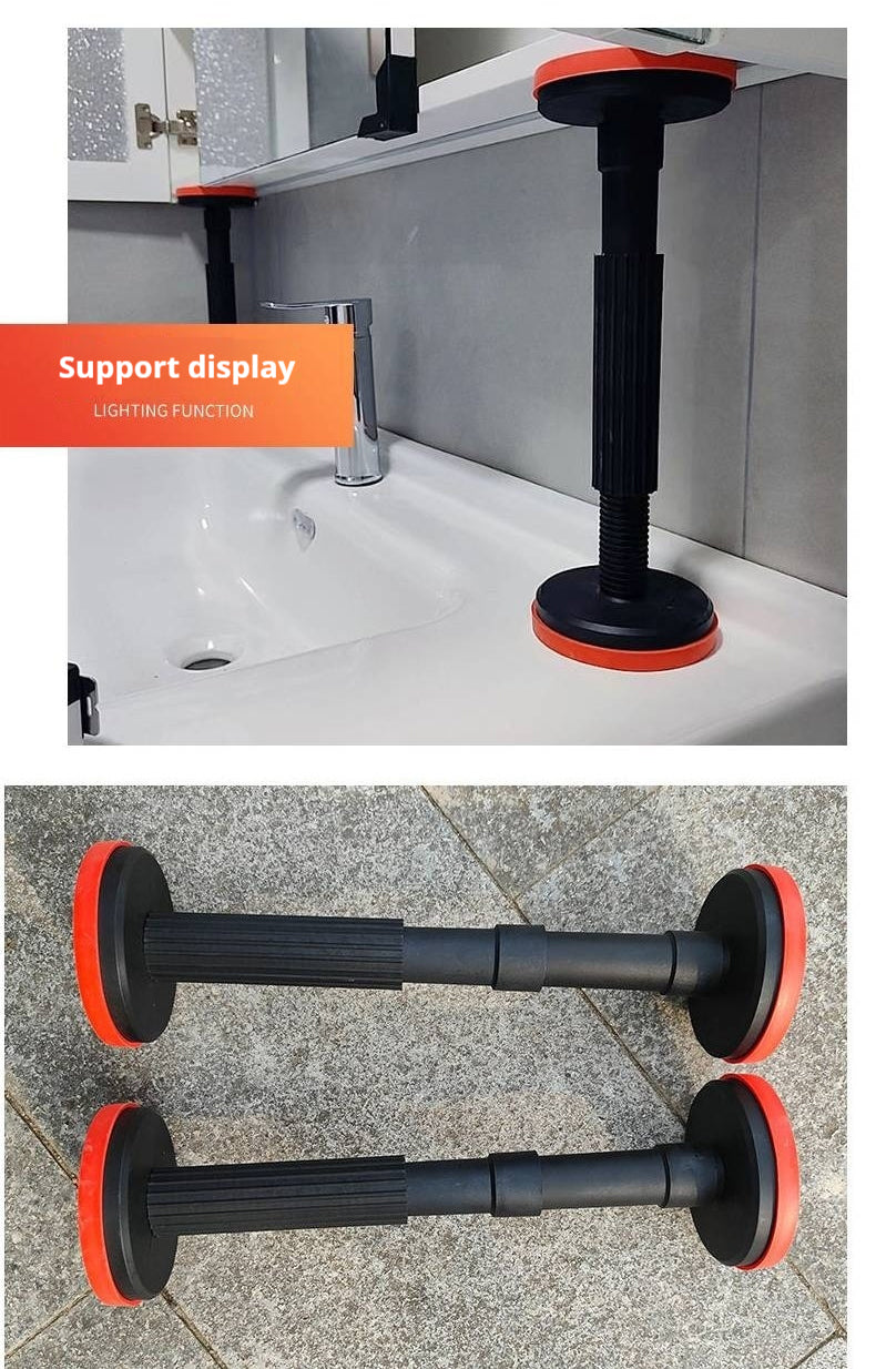 Cabinet Adjustable Support Rod Stainless Steel Bathroom Cabinet Hanging Installation Lifting Support Rod