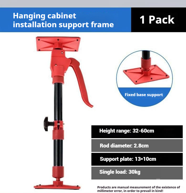 Cabinet Installation Jack Labor-Saving Telescopic Steel Hand Work Support Rod