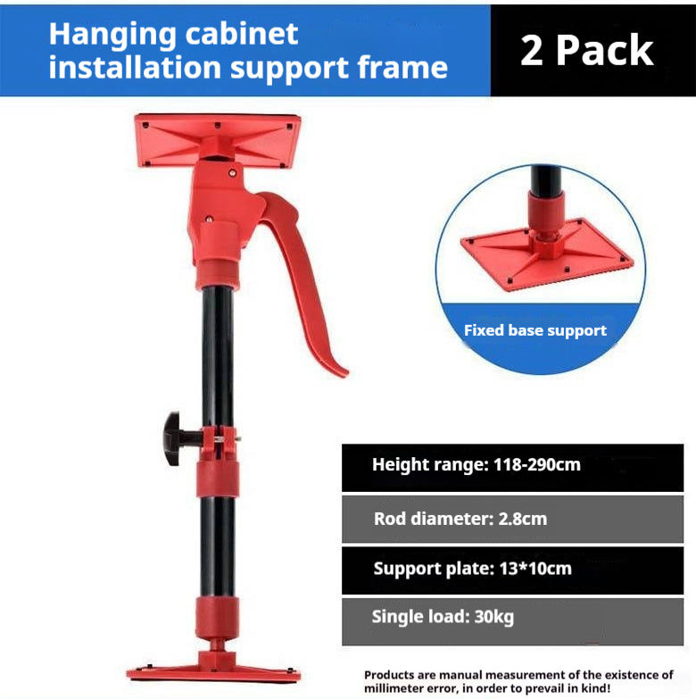 Cabinet Installation Jack Labor-Saving Telescopic Steel Hand Work Support Rod