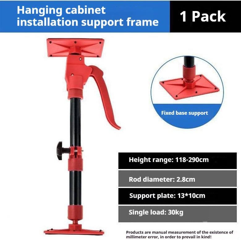 Cabinet Installation Jack Labor-Saving Telescopic Steel Hand Work Support Rod
