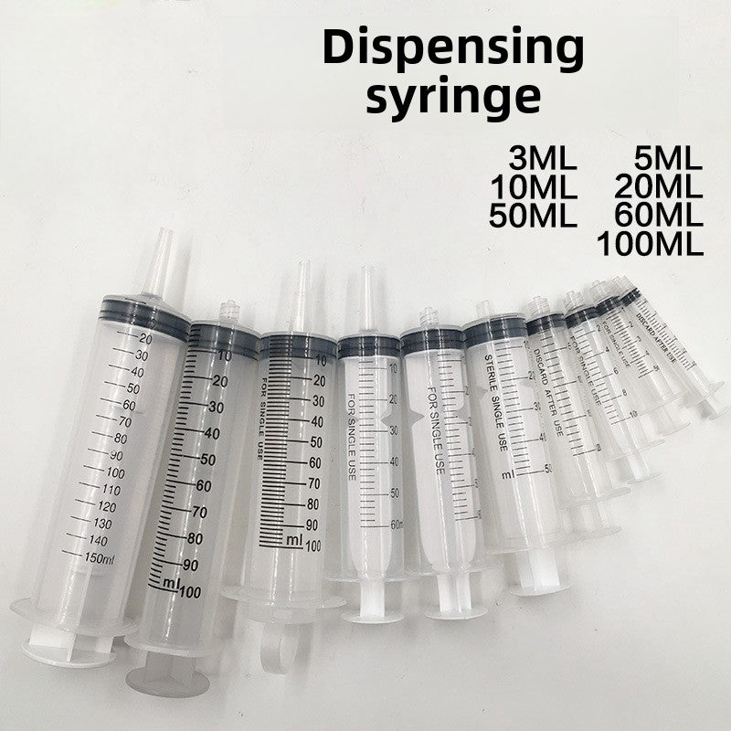 60ml-500ml Large Capacity Reusable Syringe Syringes Pump Measuring 1.3m Tube AU