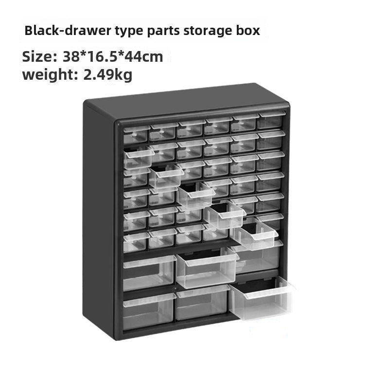 Hardware Storage Organizer, 42 Drawer Parts Cabinet, Plastic Drawer Storage for Hardware Crafts, Small Parts, Nuts and Bolts, Tool Storage, Scrapbook Art Hobby