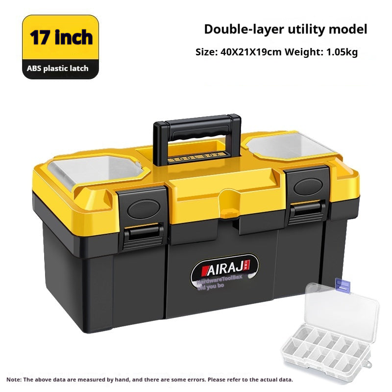 Hardware Toolbox Multi functional Hardware Toolbox Small Storage Box Large Industrial Grade Toolbox Household Handheld Electrician Thickened Car Repair Box