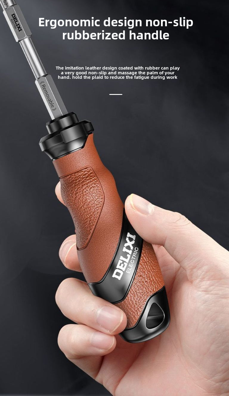 Multi-bit Screwdriver Set Tool All in One, Portable Multi-Purpose Screwdriver, Slotted/Philips/Pozi/Torx/Square,Nut Driver