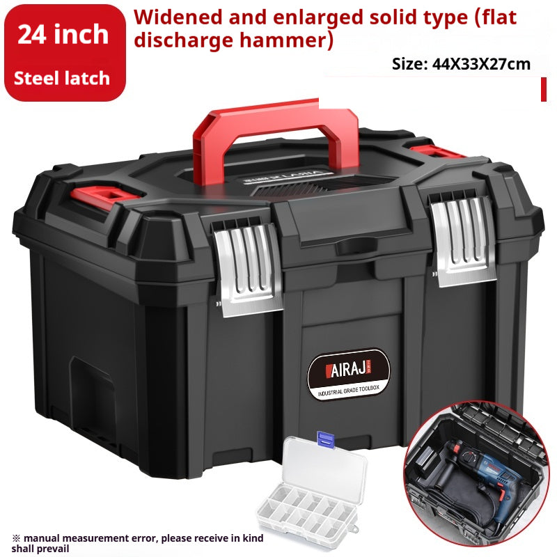 Hardware Toolbox Multi functional Hardware Toolbox Small Storage Box Large Industrial Grade Toolbox Household Handheld Electrician Thickened Car Repair Box