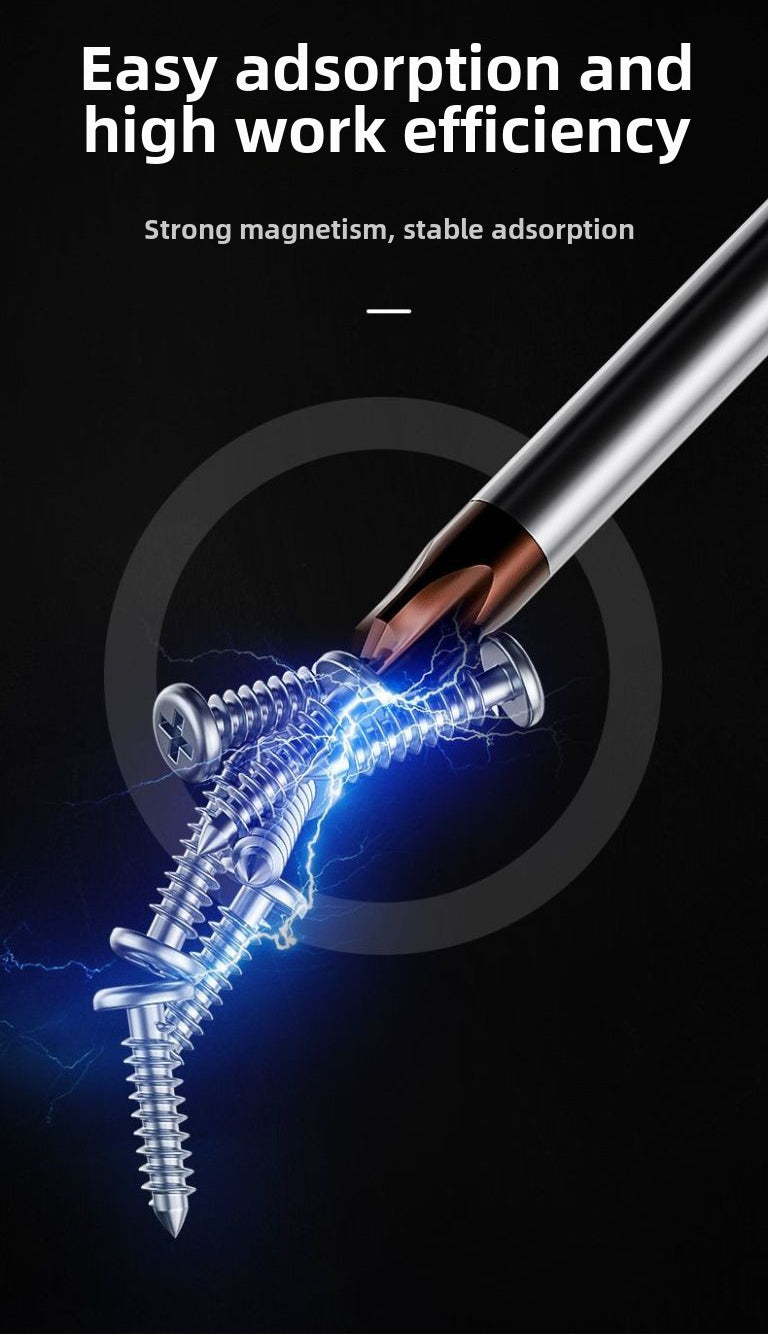 Multi-bit Screwdriver Set Tool All in One, Portable Multi-Purpose Screwdriver, Slotted/Philips/Pozi/Torx/Square,Nut Driver