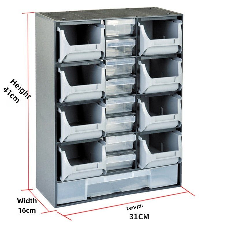 Hardware Storage Organizer, 42 Drawer Parts Cabinet, Plastic Drawer Storage for Hardware Crafts, Small Parts, Nuts and Bolts, Tool Storage, Scrapbook Art Hobby
