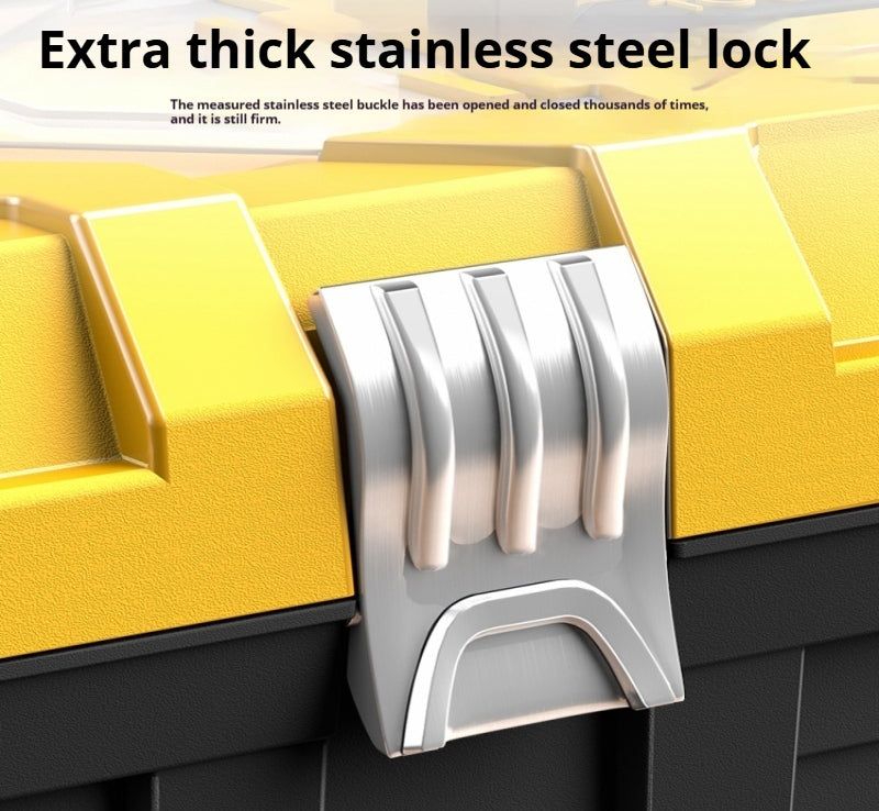 Hardware Toolbox Multi functional Hardware Toolbox Small Storage Box Large Industrial Grade Toolbox Household Handheld Electrician Thickened Car Repair Box