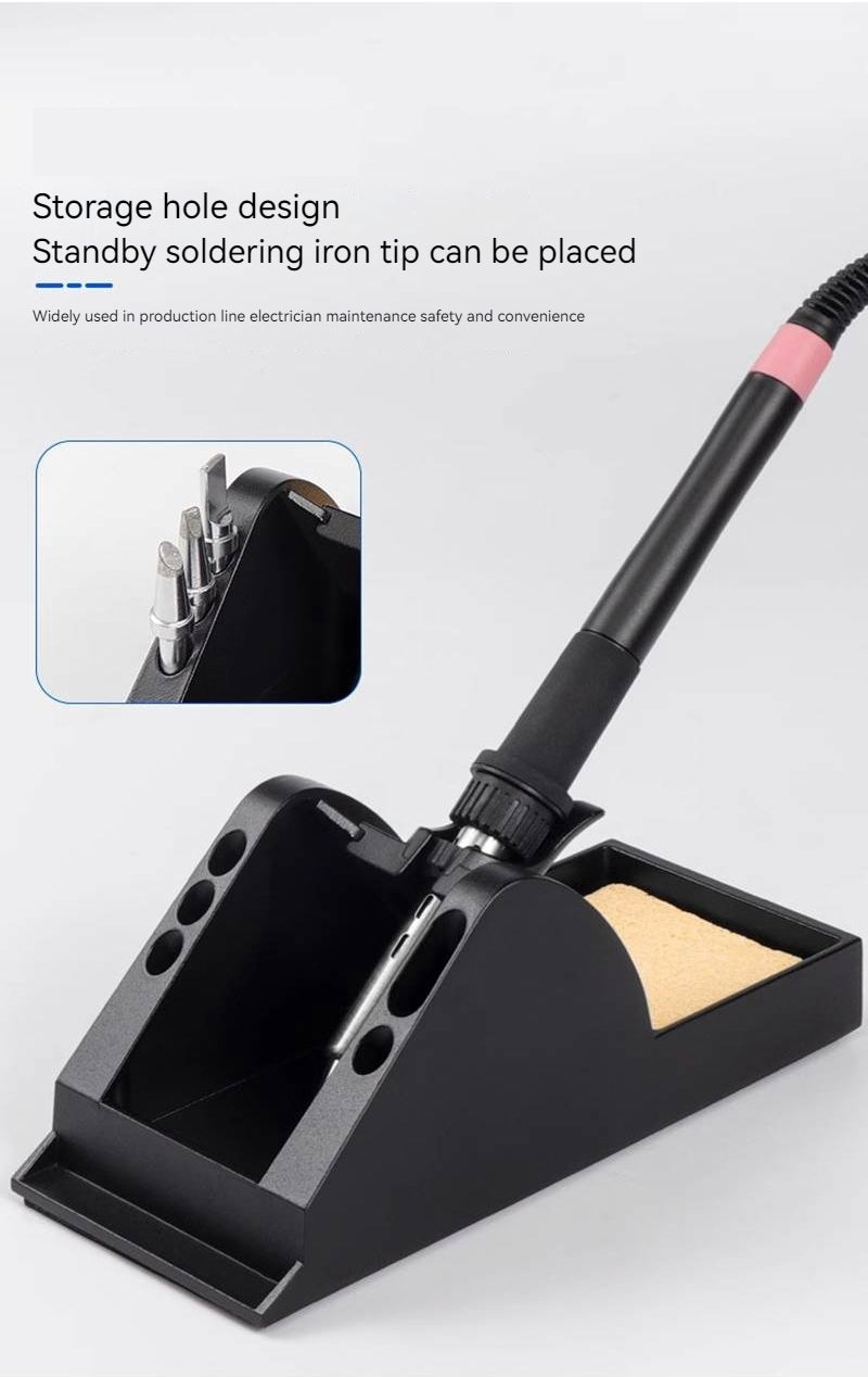 Soldering Iron Stand, Soldering Iron Stand Holder Support Station Metal Base for Soldering Work