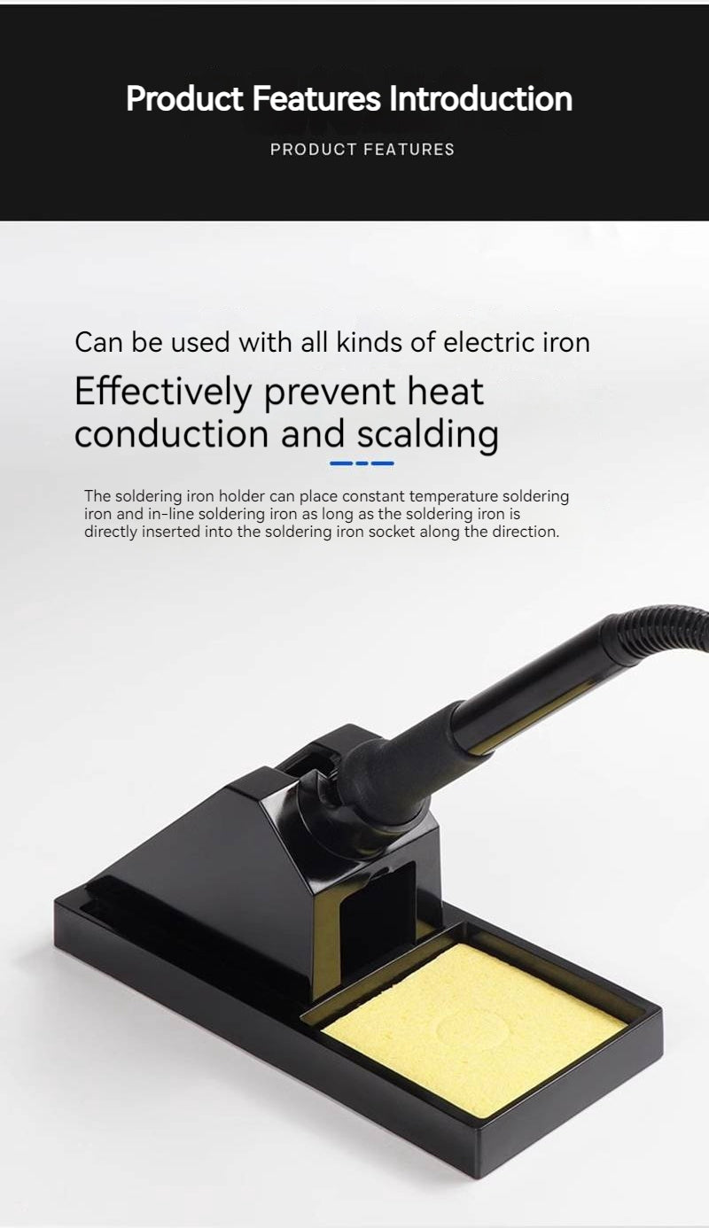 Soldering Iron Stand, Soldering Iron Stand Holder Support Station Metal Base for Soldering Work