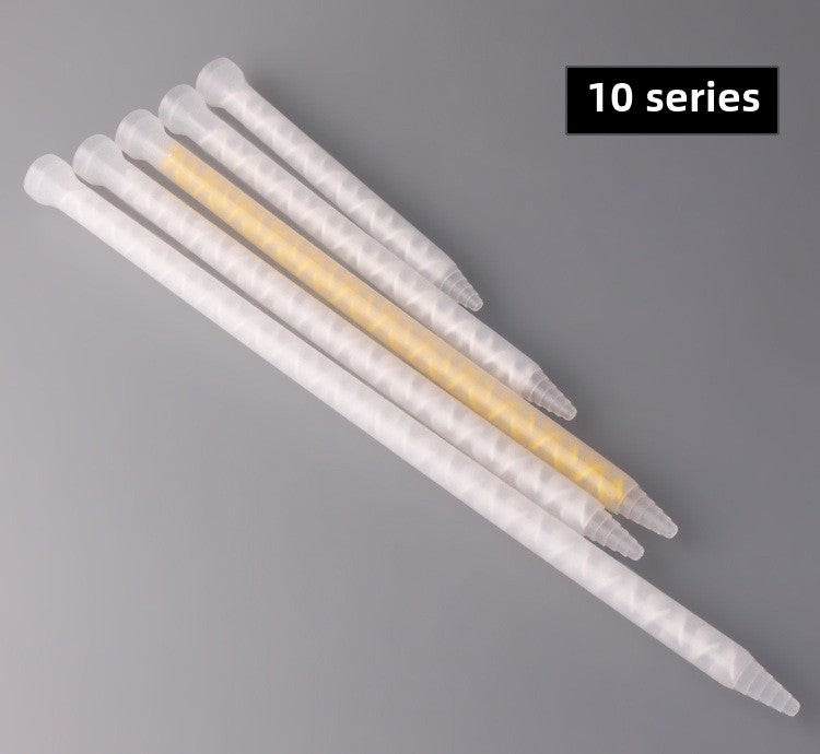 Epoxy Mixing Nozzle Static Mixer Nozzle Tubes 18-Element Adhesive Cartridges Spiral Tip