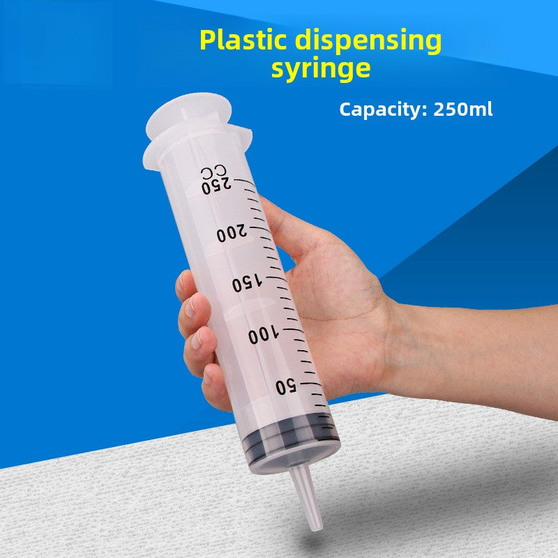 60ml-500ml Large Capacity Reusable Syringe Syringes Pump Measuring 1.3m Tube AU