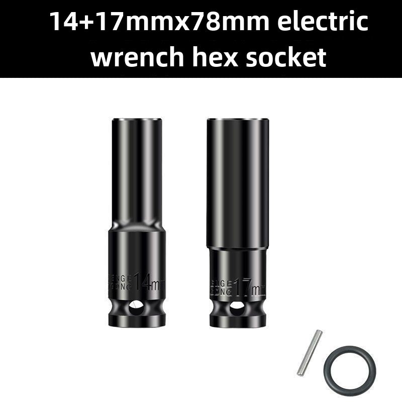 Drive Impact Socket Set - 50-Piece Shallow & Deep Socket Set Metric and Standard Full with Universal Joint, Extension Bar, 1/2 to 3/8 Reducer, Hex Shank Socket Adapter, Ratchet Handle