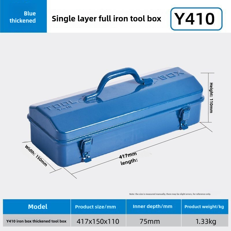 Metal Cantilever Tool Box, 18 Inch Tool Box, 3 Layers 5 Tray Portable Tool Box, Fold Out Tool Box Organizer Storage for Home Studio Auto Repair Factory