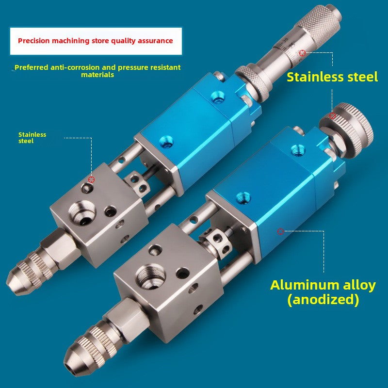 Pneumatic Precision Thimble UV Glue Dispensing Valve