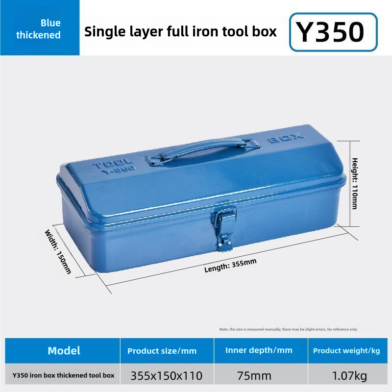 Metal Cantilever Tool Box, 18 Inch Tool Box, 3 Layers 5 Tray Portable Tool Box, Fold Out Tool Box Organizer Storage for Home Studio Auto Repair Factory