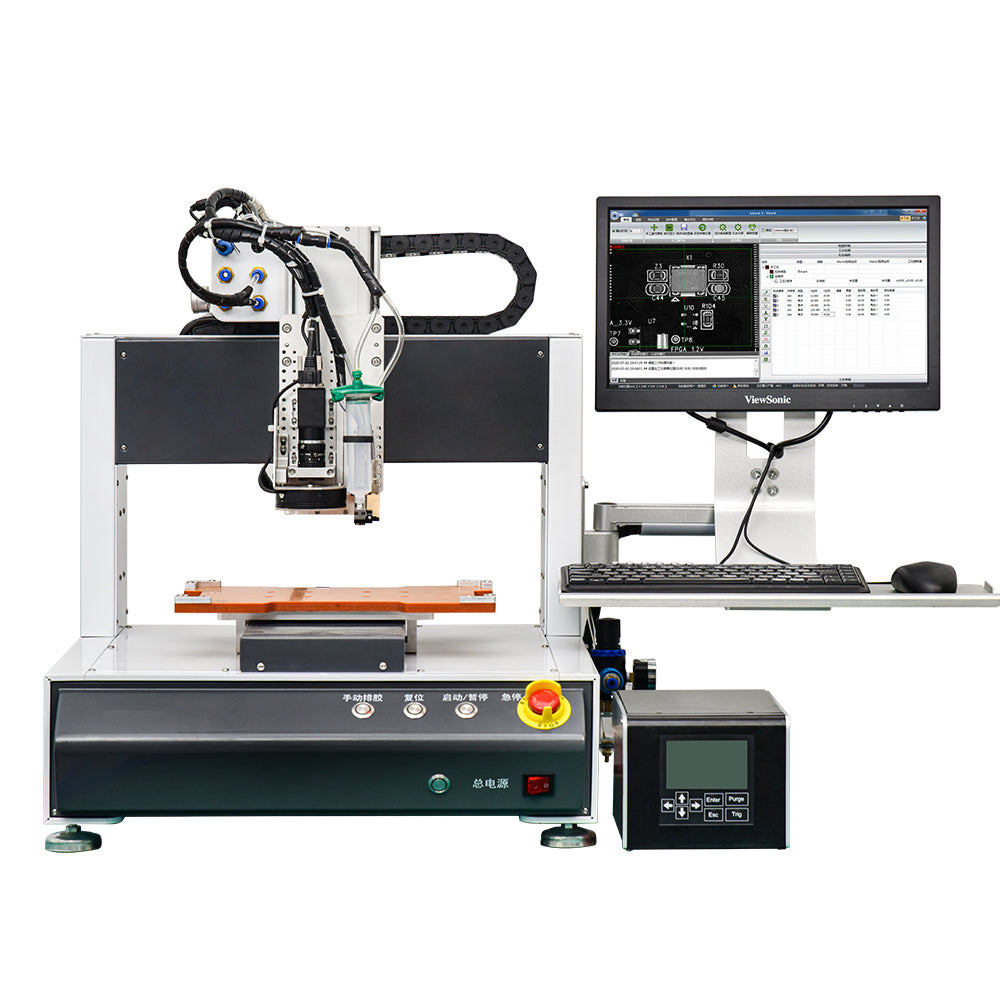 Piezoelectric hot melt adhesive dispensing system