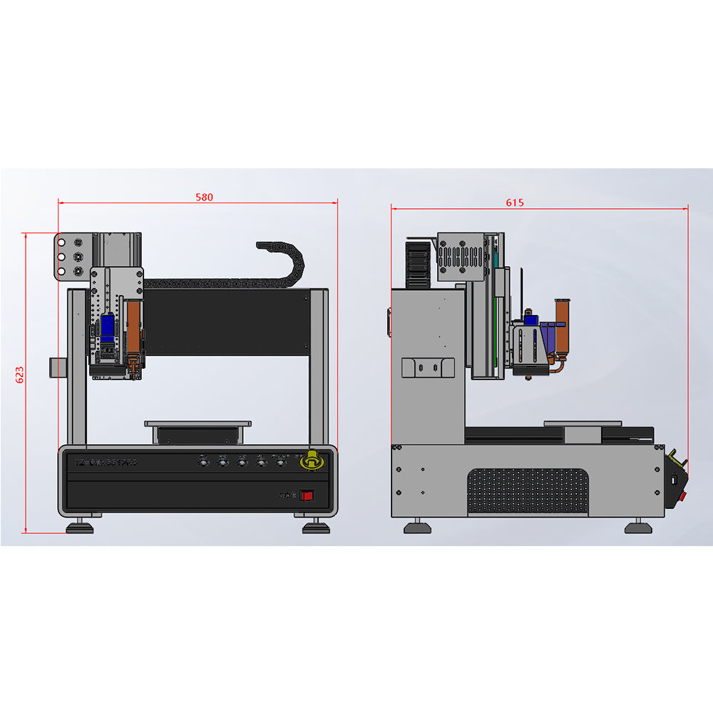 Piezoelectric hot melt adhesive dispensing system