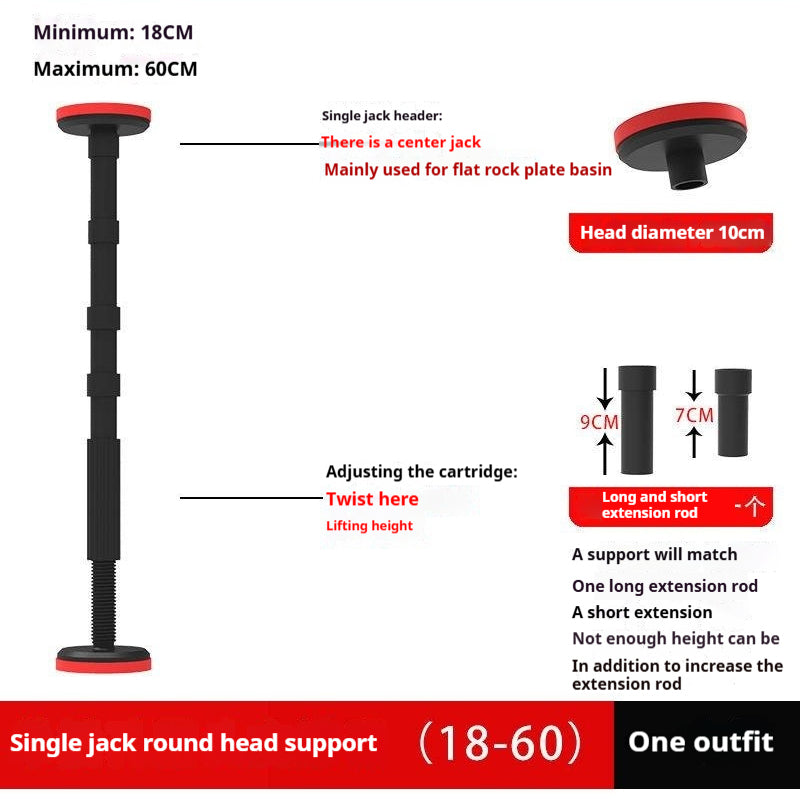 Cabinet Adjustable Support Rod Stainless Steel Bathroom Cabinet Hanging Installation Lifting Support Rod