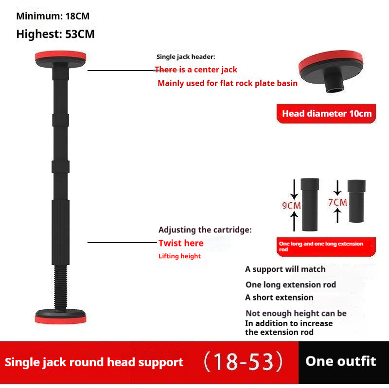 Cabinet Adjustable Support Rod Stainless Steel Bathroom Cabinet Hanging Installation Lifting Support Rod