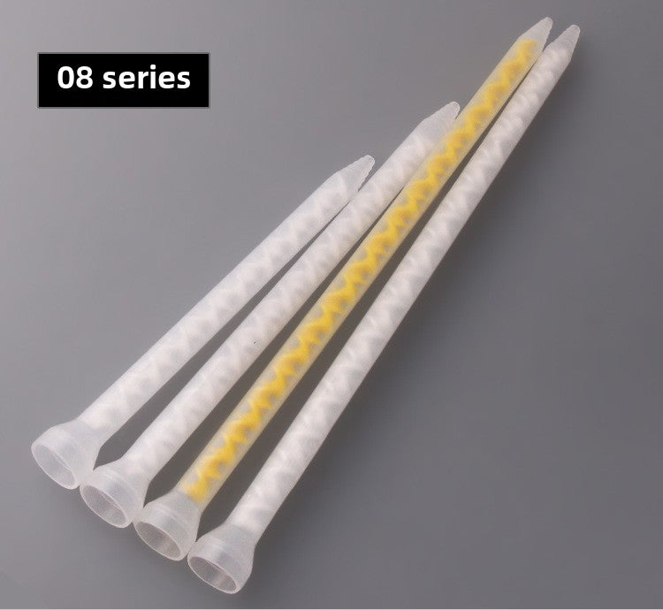 Epoxy Mixing Nozzle Static Mixer Nozzle Tubes 18-Element Adhesive Cartridges Spiral Tip