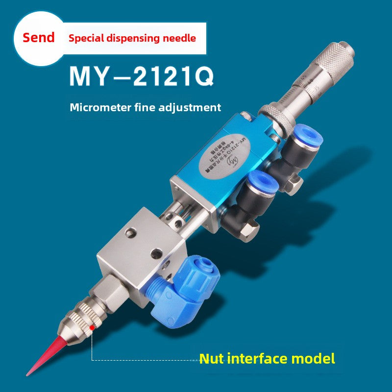 Pneumatic Precision Thimble UV Glue Dispensing Valve