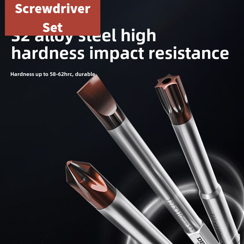 Multi-bit Screwdriver Set Tool All in One, Portable Multi-Purpose Screwdriver, Slotted/Philips/Pozi/Torx/Square,Nut Driver