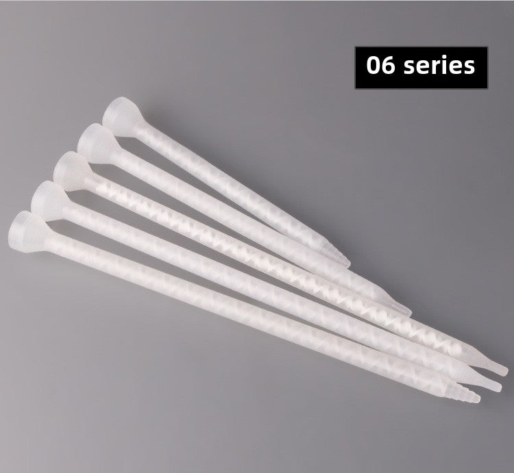 Epoxy Mixing Nozzle Static Mixer Nozzle Tubes 18-Element Adhesive Cartridges Spiral Tip