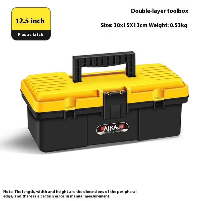 Hardware Toolbox Multi functional Hardware Toolbox Small Storage Box Large Industrial Grade Toolbox Household Handheld Electrician Thickened Car Repair Box