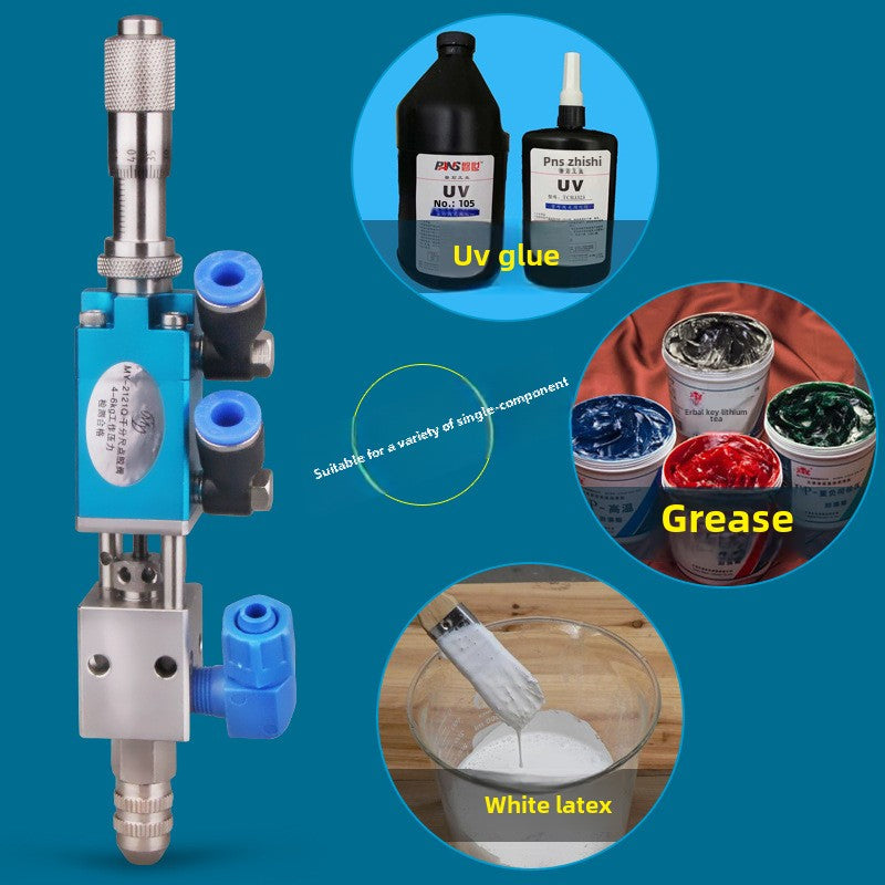 Pneumatic Precision Thimble UV Glue Dispensing Valve