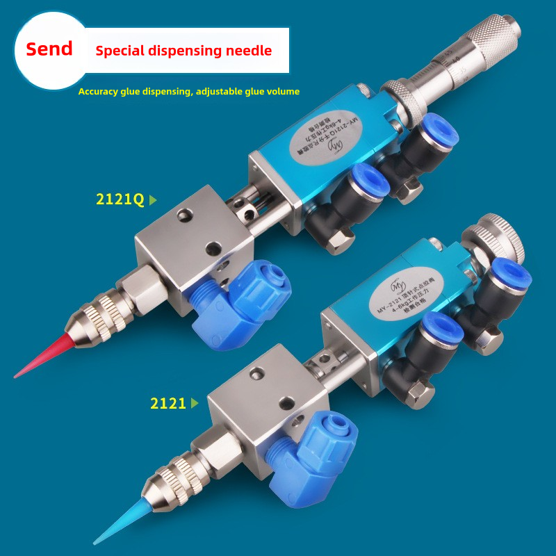 Pneumatic Precision Thimble UV Glue Dispensing Valve