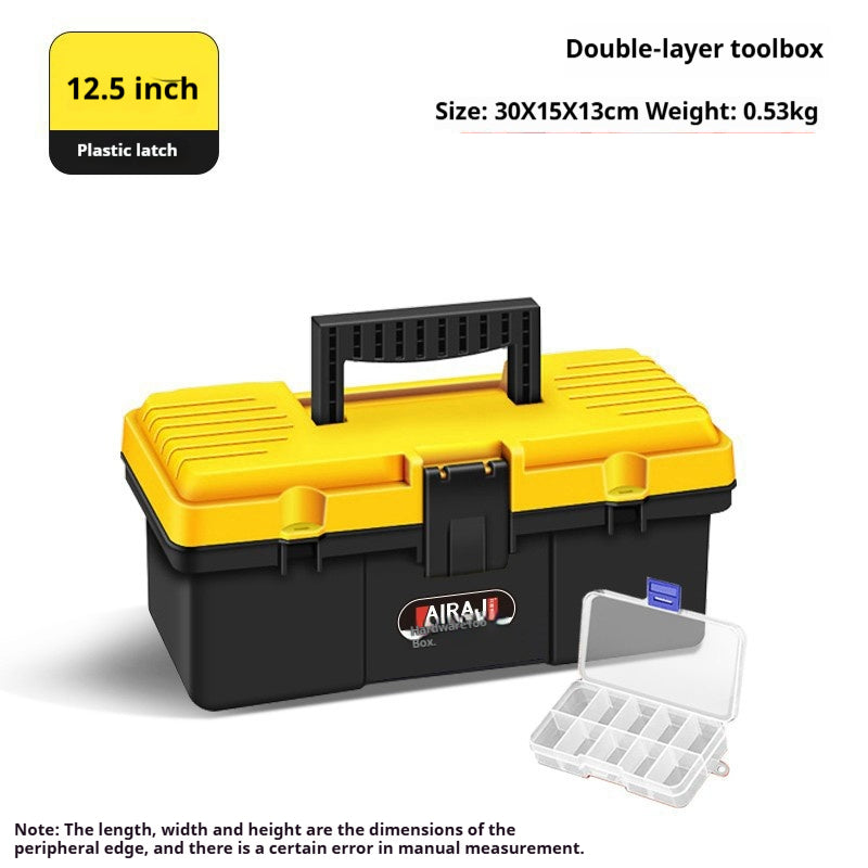 Hardware Toolbox Multi functional Hardware Toolbox Small Storage Box Large Industrial Grade Toolbox Household Handheld Electrician Thickened Car Repair Box
