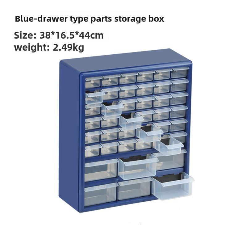 Hardware Storage Organizer, 42 Drawer Parts Cabinet, Plastic Drawer Storage for Hardware Crafts, Small Parts, Nuts and Bolts, Tool Storage, Scrapbook Art Hobby