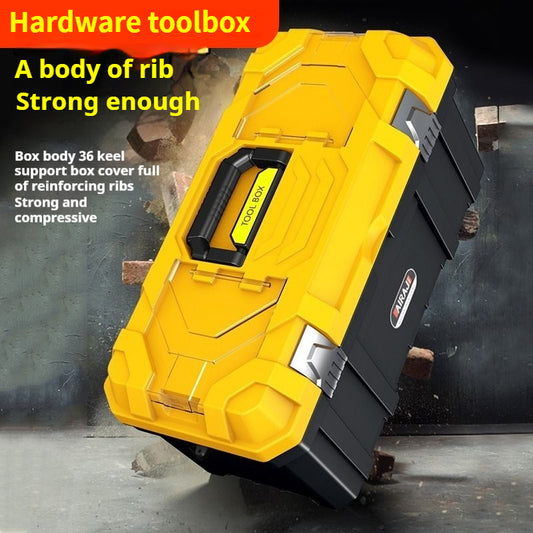 Hardware Toolbox Multi functional Hardware Toolbox Small Storage Box Large Industrial Grade Toolbox Household Handheld Electrician Thickened Car Repair Box