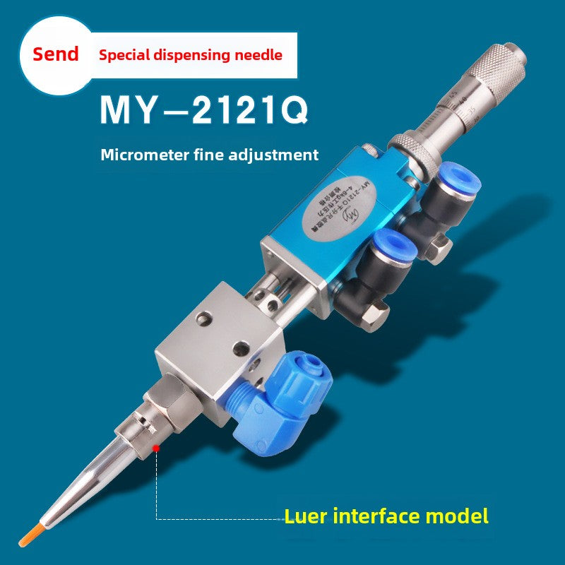 Pneumatic Precision Thimble UV Glue Dispensing Valve