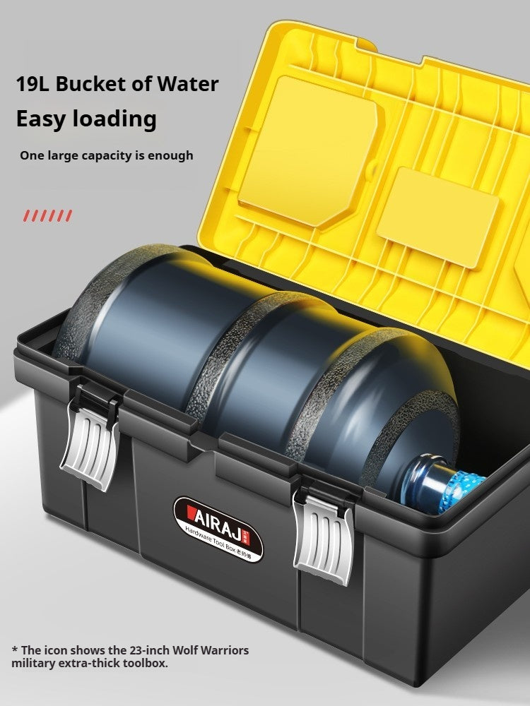 Hardware Toolbox Multi functional Hardware Toolbox Small Storage Box Large Industrial Grade Toolbox Household Handheld Electrician Thickened Car Repair Box
