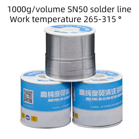 1000g/roll Sn50 aluminum nickel solid solder wire