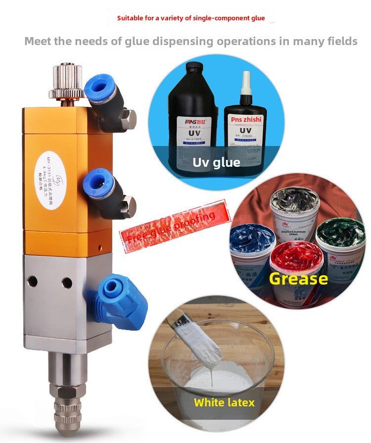 3131 Dispensing Valve UV Glue Dosing Fine Adjustment High Flow Rate Boost Type