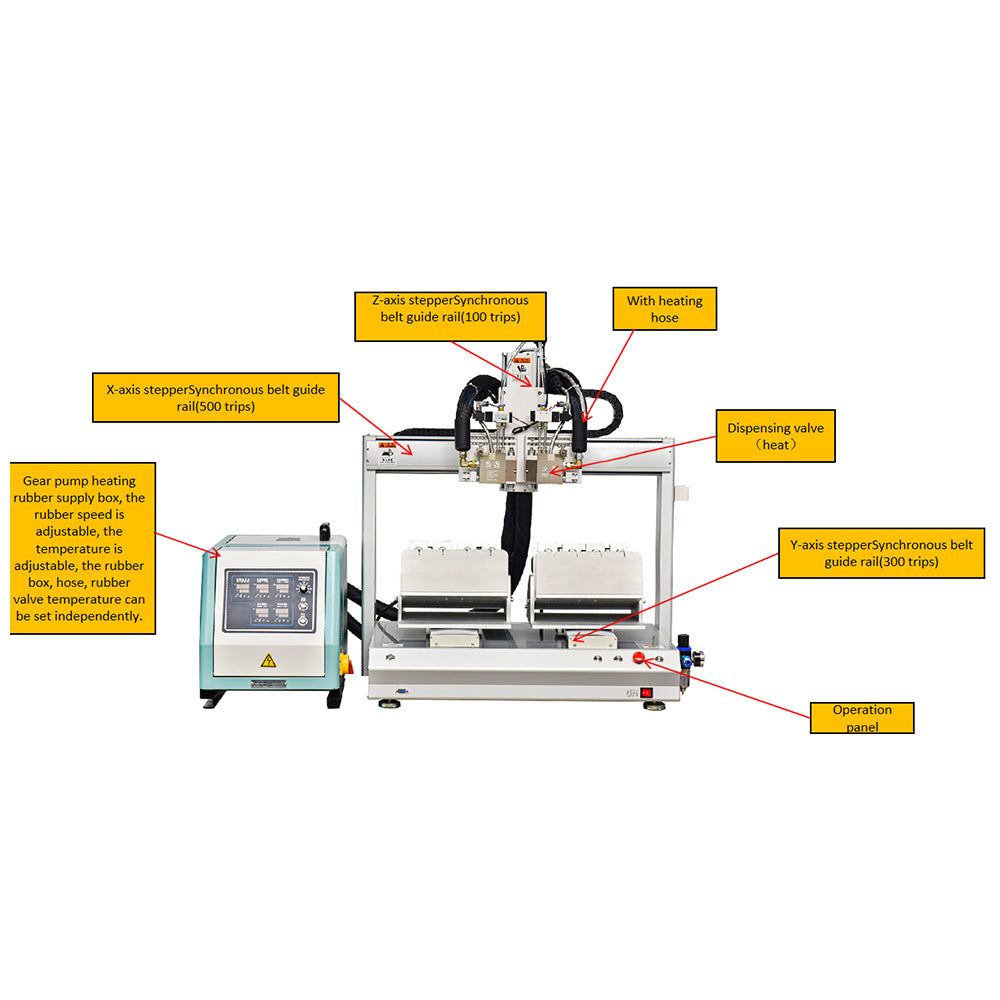 Hot melt adhesive dispensing machine