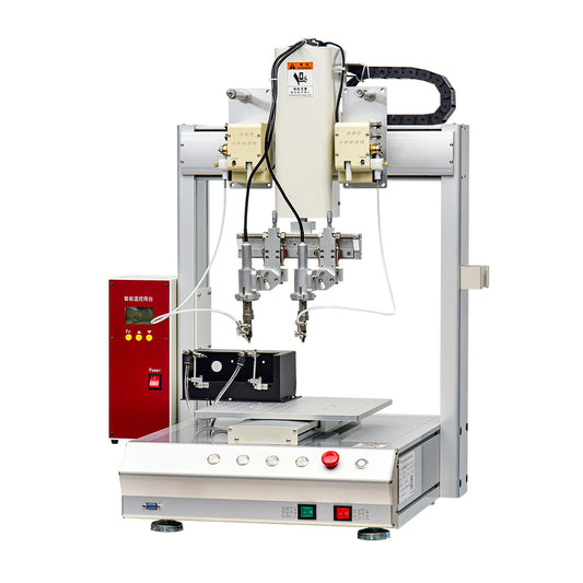 Two-head automatic soldering machine