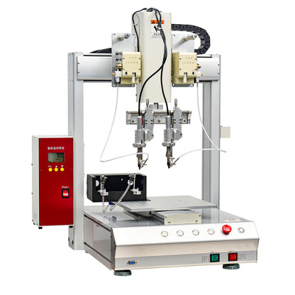 Two-head automatic soldering machine